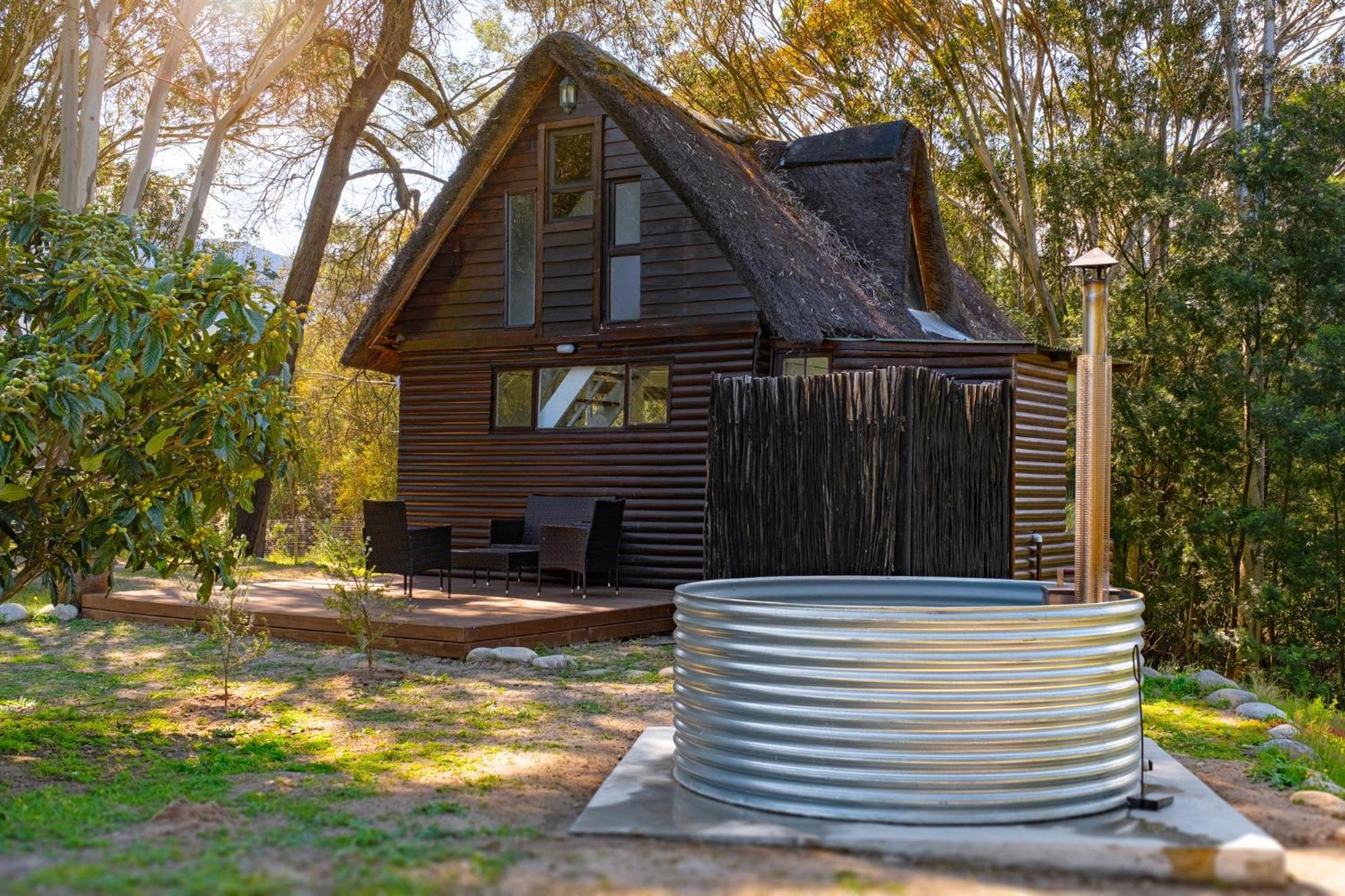 La Ferme Guest Farm - Hot Tubs Villa Franschhoek Exteriör bild